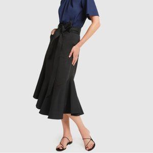 Goop G Label Diane A-Line Peplum Skirt, Size 4